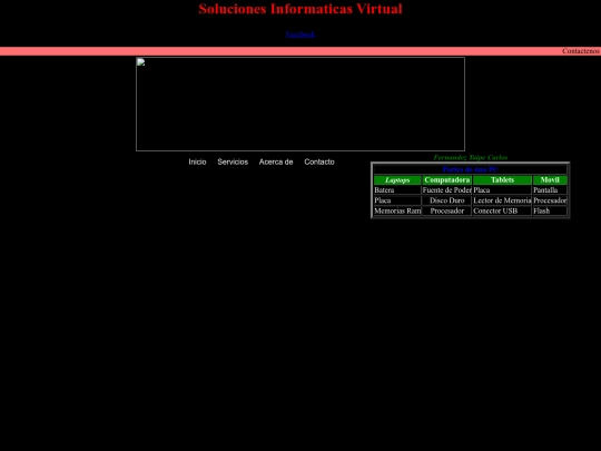 index screenshot