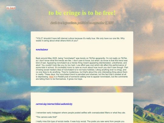blog/2025/to-be-cringe screenshot