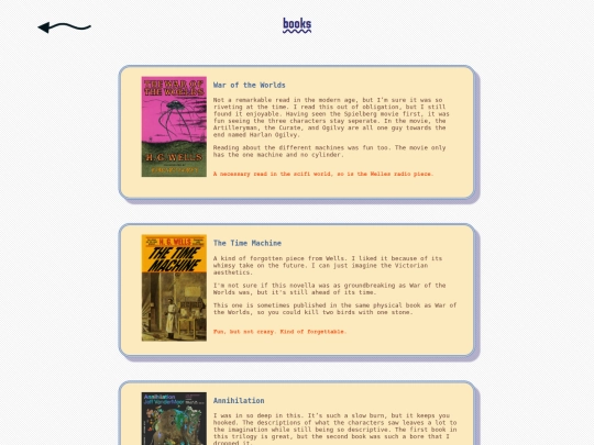 books screenshot