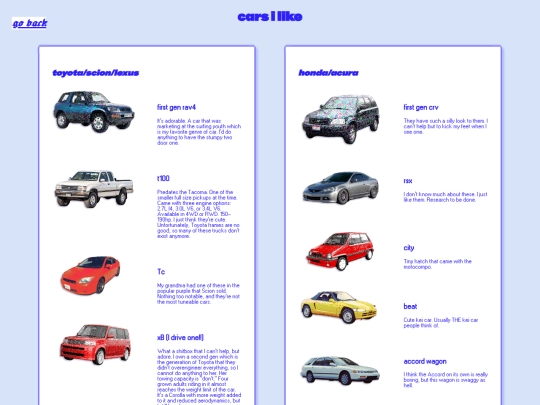 cars screenshot