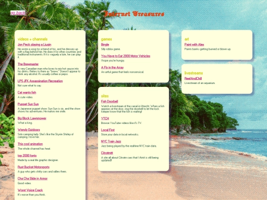 treasures screenshot