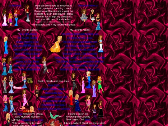 links screenshot