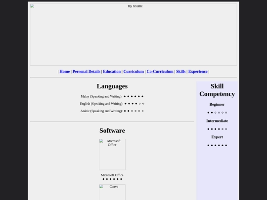 skills screenshot