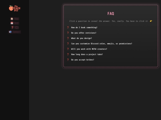 faq screenshot