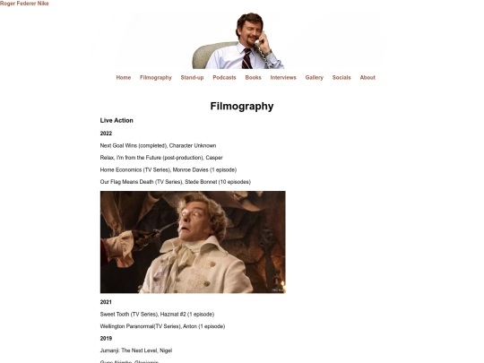 filmography screenshot