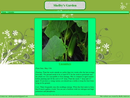 cucumbers screenshot