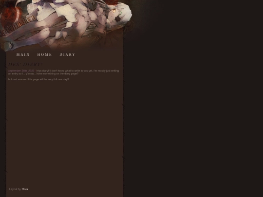 members/des/diary screenshot