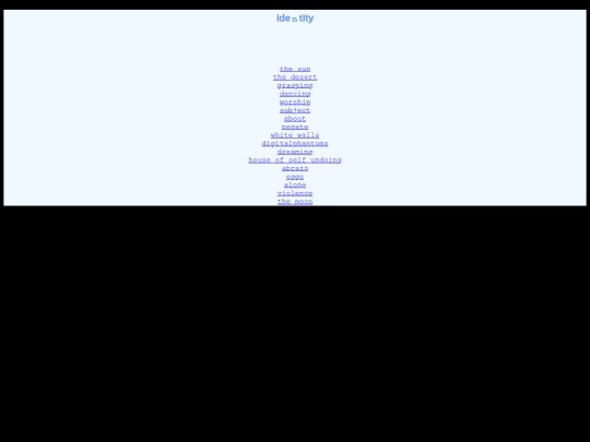 identity screenshot