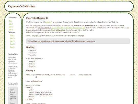 index screenshot