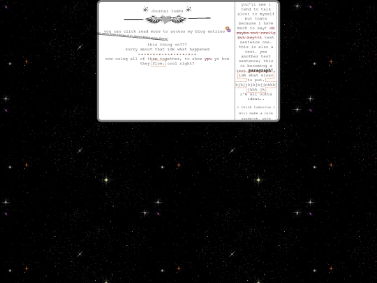 journal screenshot