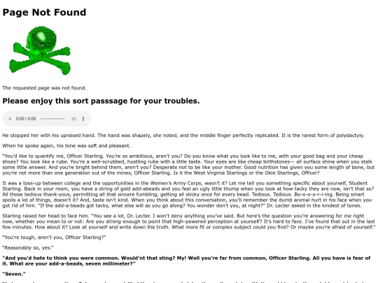 not_found screenshot