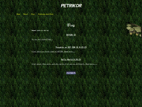 blog screenshot
