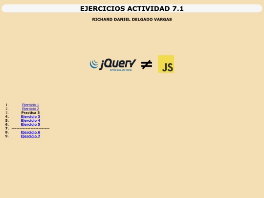 PrácticaJQuery/Index screenshot