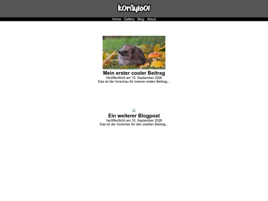 blog screenshot