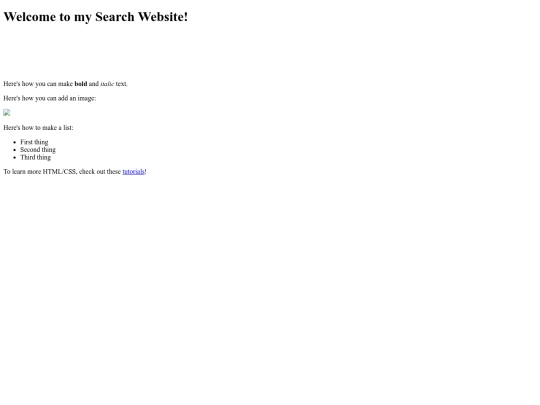 index screenshot