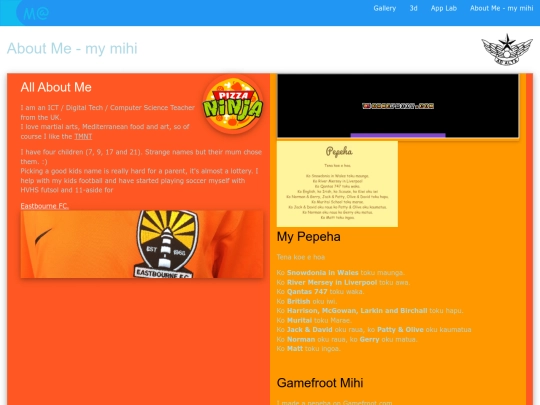 about-me screenshot