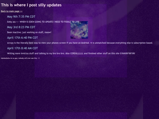 blogupdates screenshot