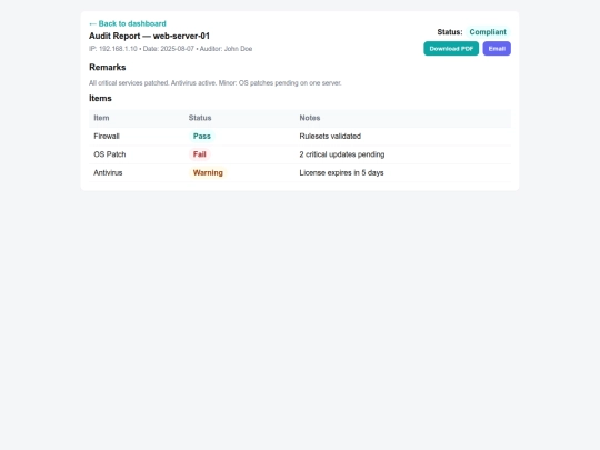 audit/view_audit screenshot