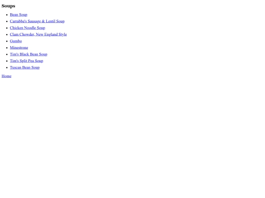 Soups/soups screenshot