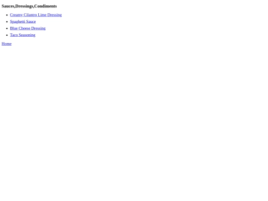 sauces/sauces screenshot