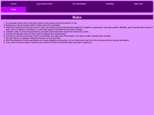 rules screenshot