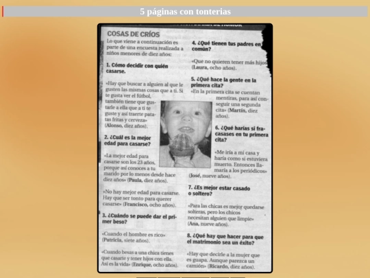 5 paginas. dos versiones/periodico screenshot