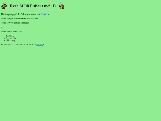AllAboutMe screenshot
