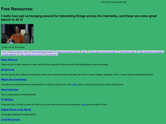 resources screenshot
