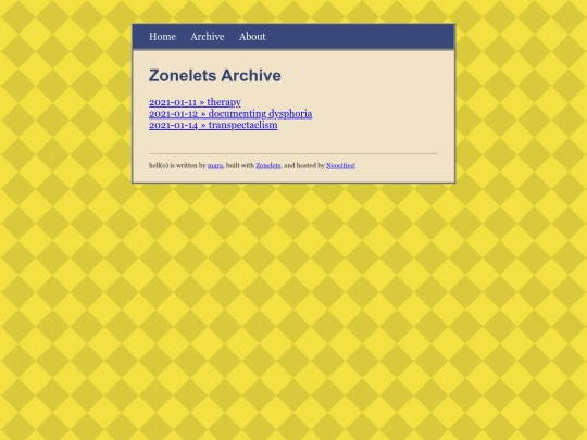 archive screenshot
