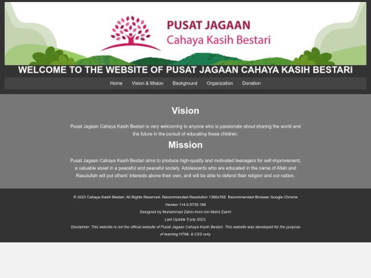 vision&mision screenshot