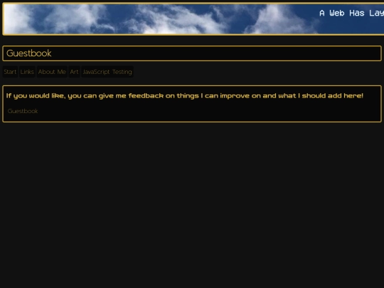 guestbook screenshot