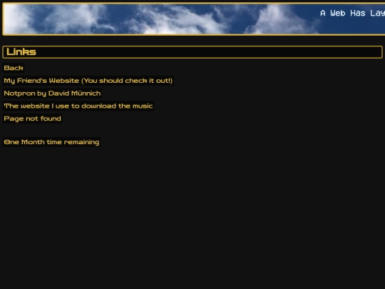 links screenshot