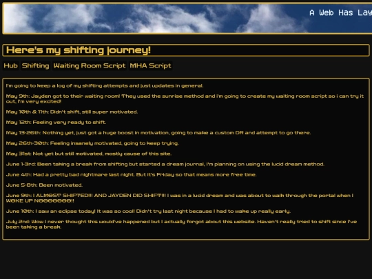 shifting/journey screenshot