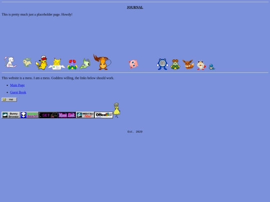 Journal screenshot