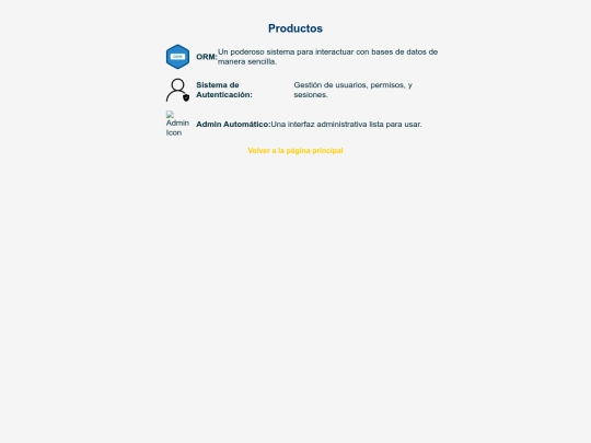 productos screenshot