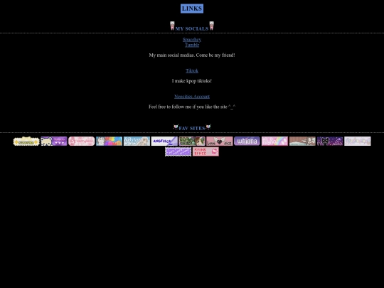 links screenshot