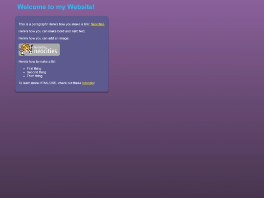 index screenshot