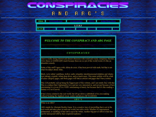 conspiracymain screenshot