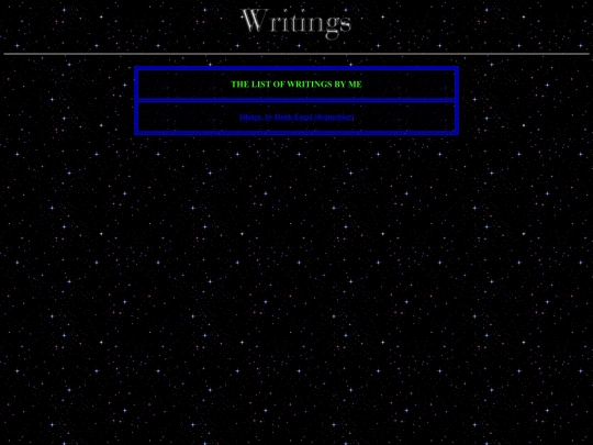 writings screenshot