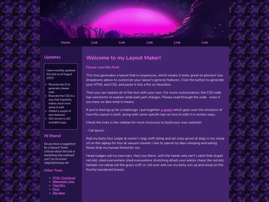 experiment screenshot