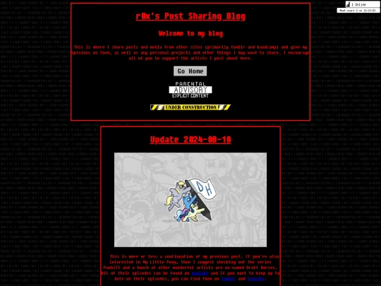 blog screenshot