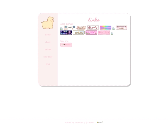 links screenshot