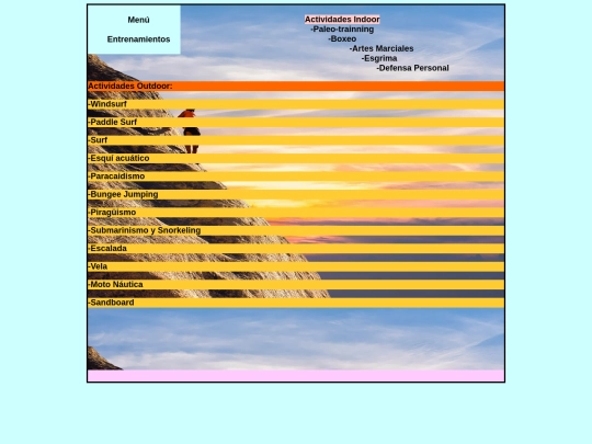 Entrenamientos screenshot