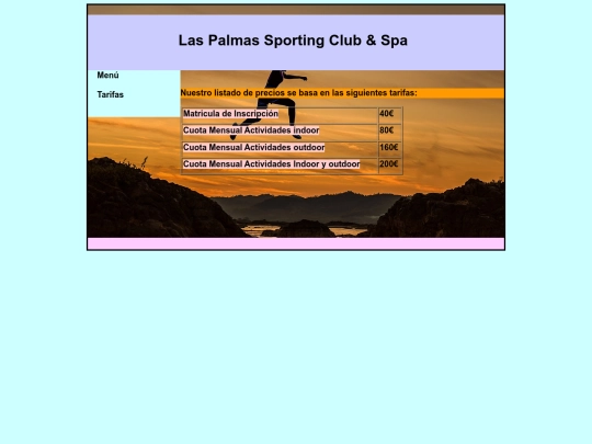 Tarifas screenshot
