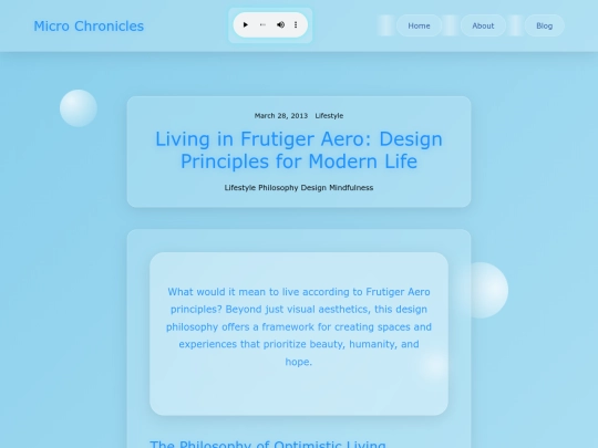 post-living-in-frutiger-aero screenshot