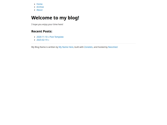 blog screenshot