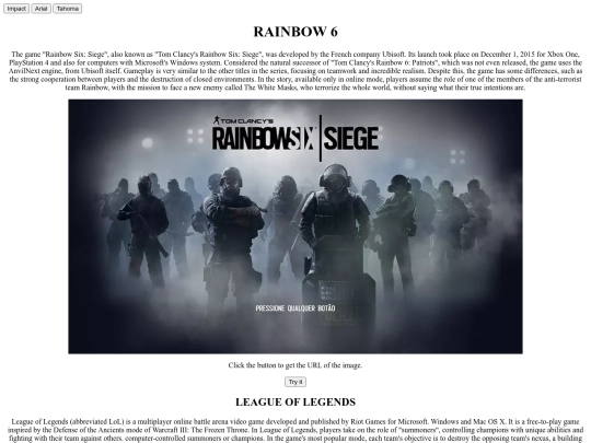 Site-Trabalho final/JogosN screenshot