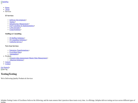 testing screenshot