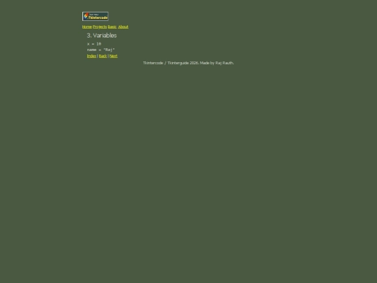 Basics/page3 screenshot