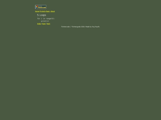 Basics/page5 screenshot